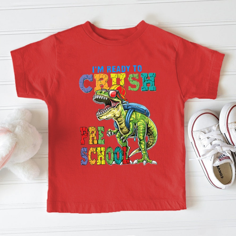 Personalized Grade I'M Ready To Crush Preschool Toddler&Kids Tees