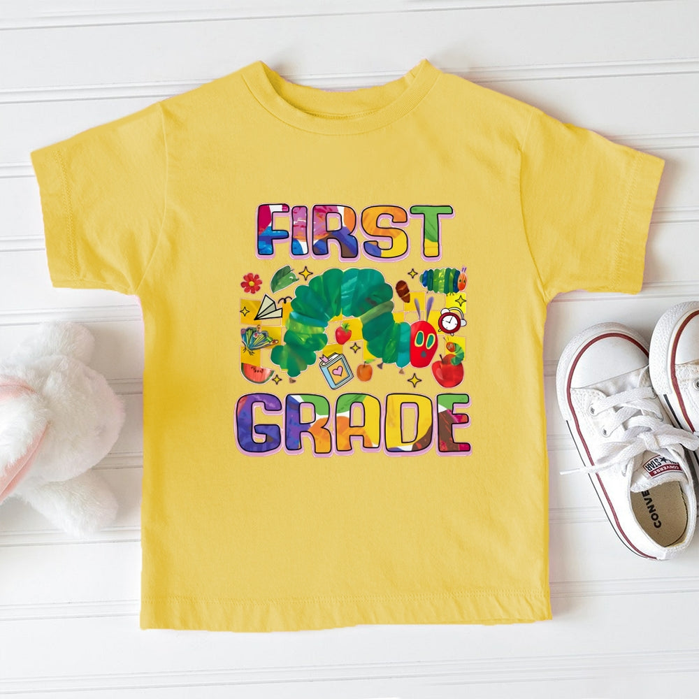 Personalized Grade Hungry Caterpillar Toddler&Kids Tees