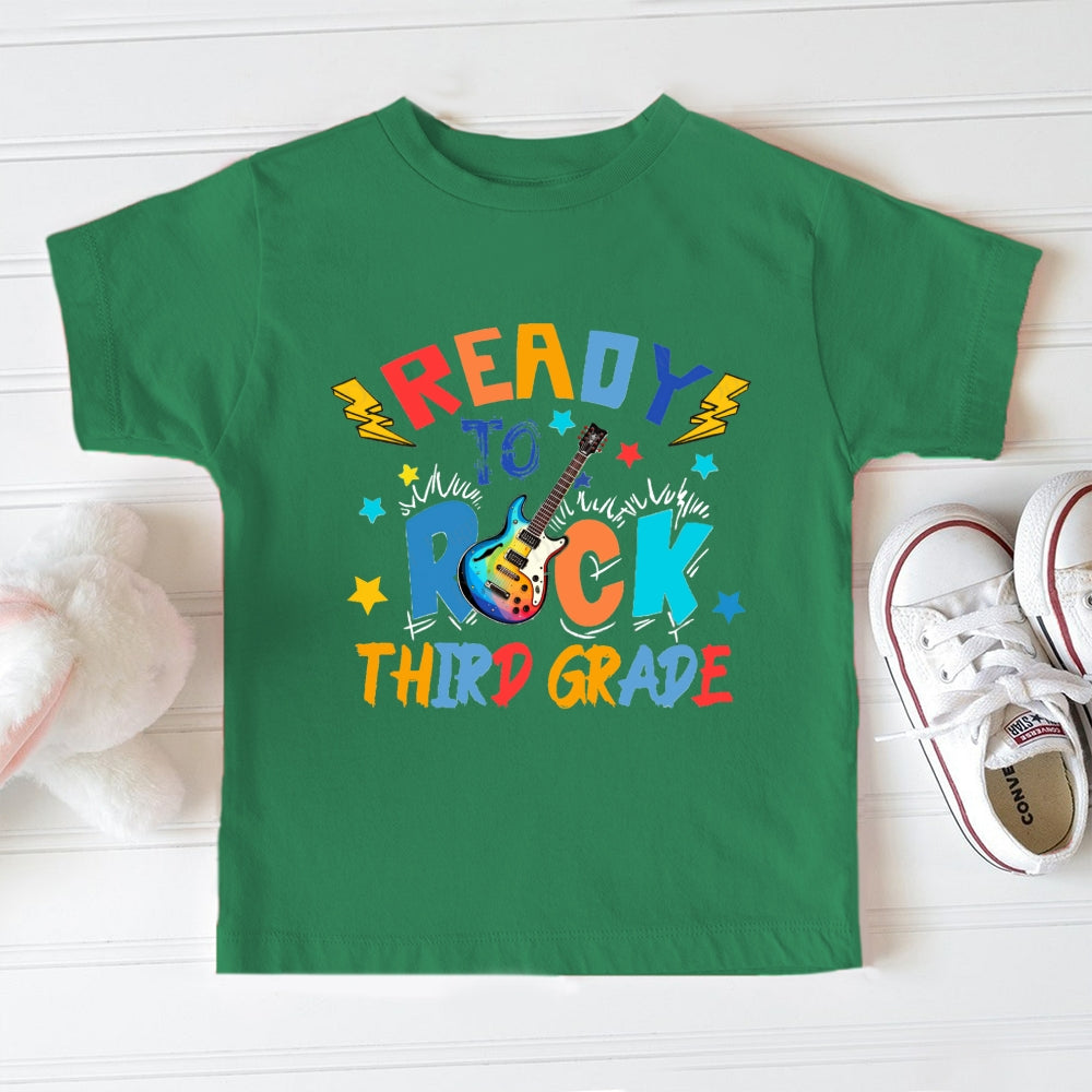 Personalized Grade I'M Ready To Third Grade Toddler&Kids Tees