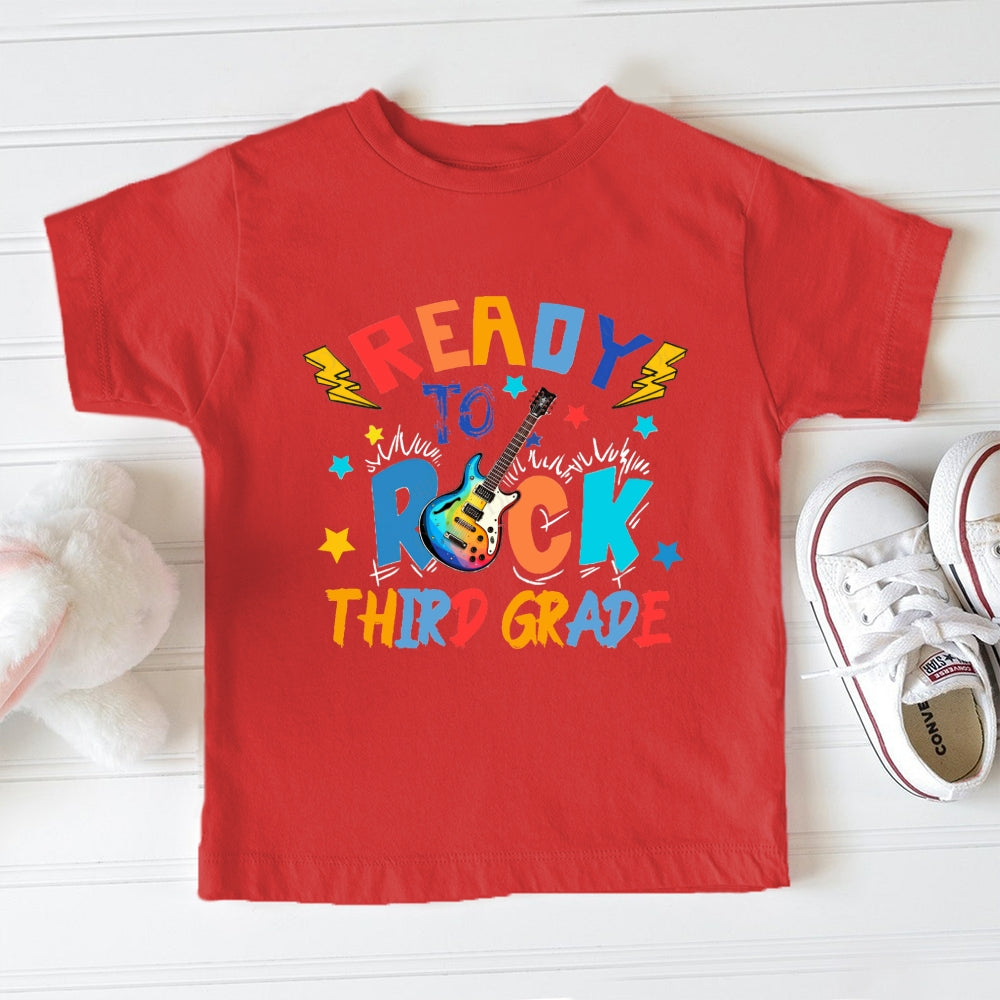 Personalized Grade I'M Ready To Third Grade Toddler&Kids Tees