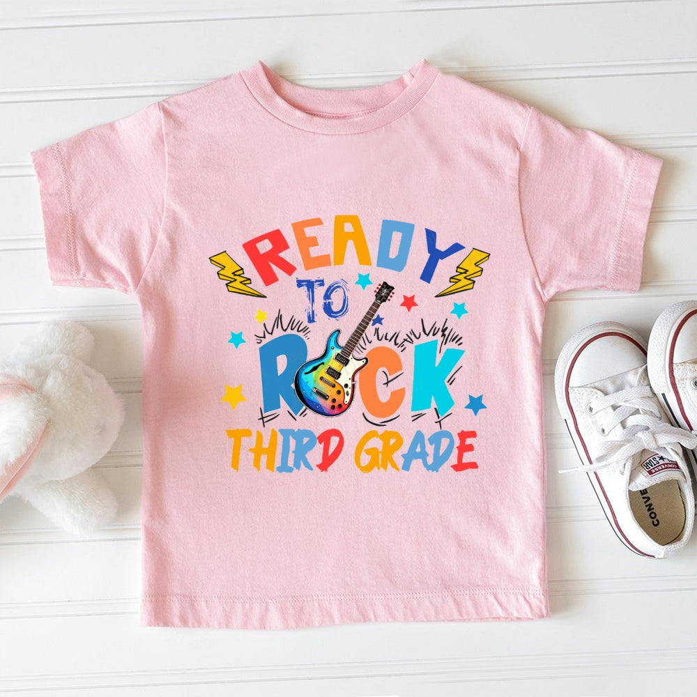 Personalized Grade I'M Ready To Third Grade Toddler&Kids Tees