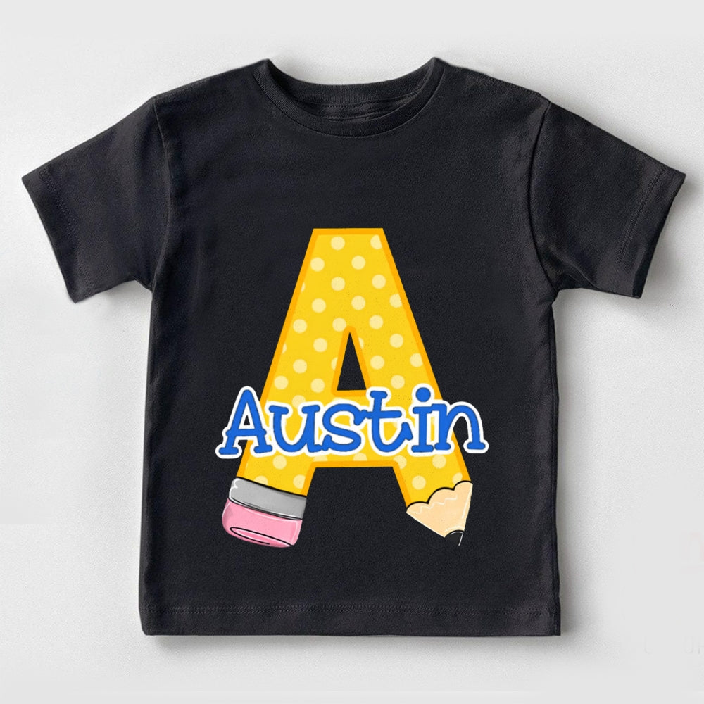 Personalized Name A is for Austin Toddler T-shirts