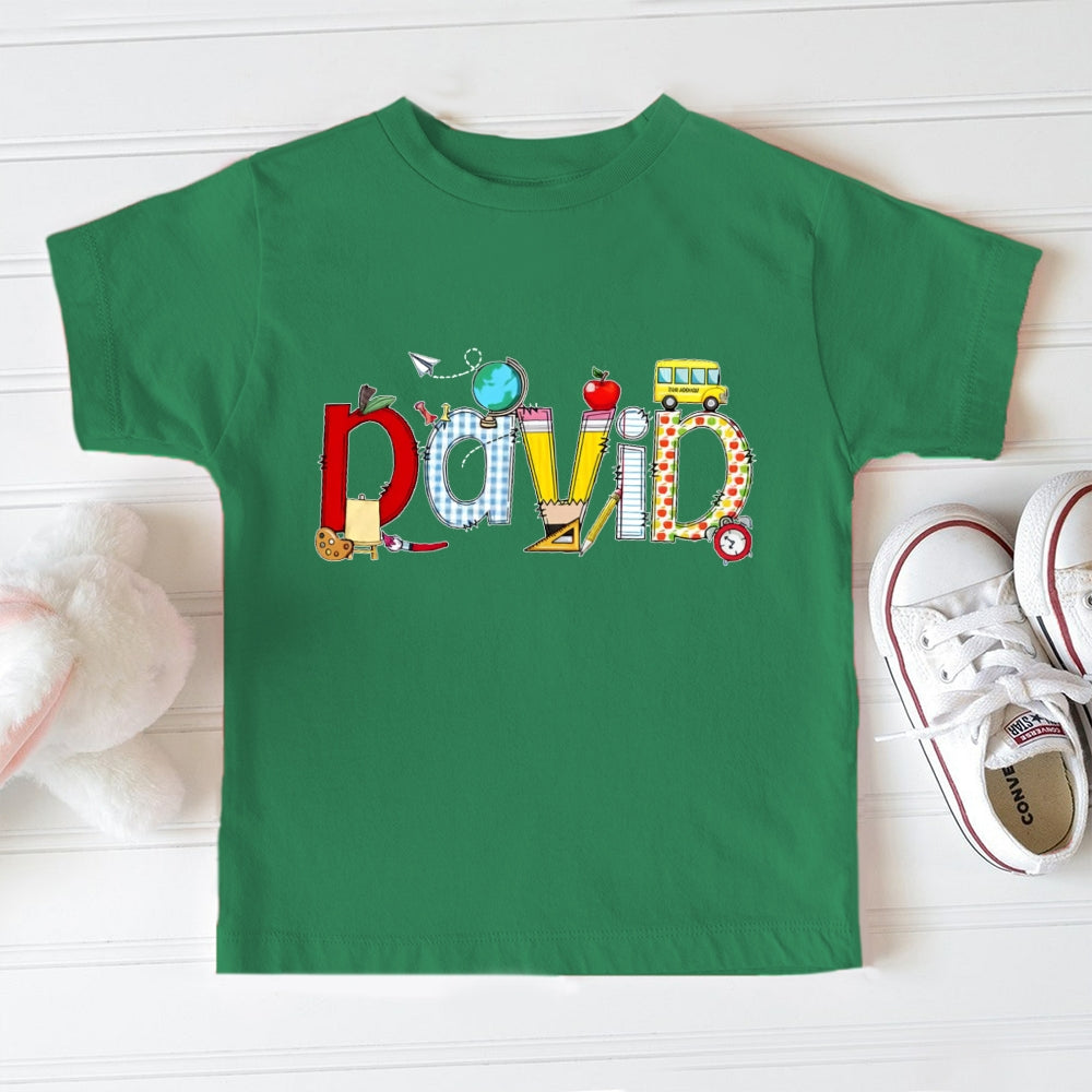 Personalized Name David Funny Toddler T-shirts