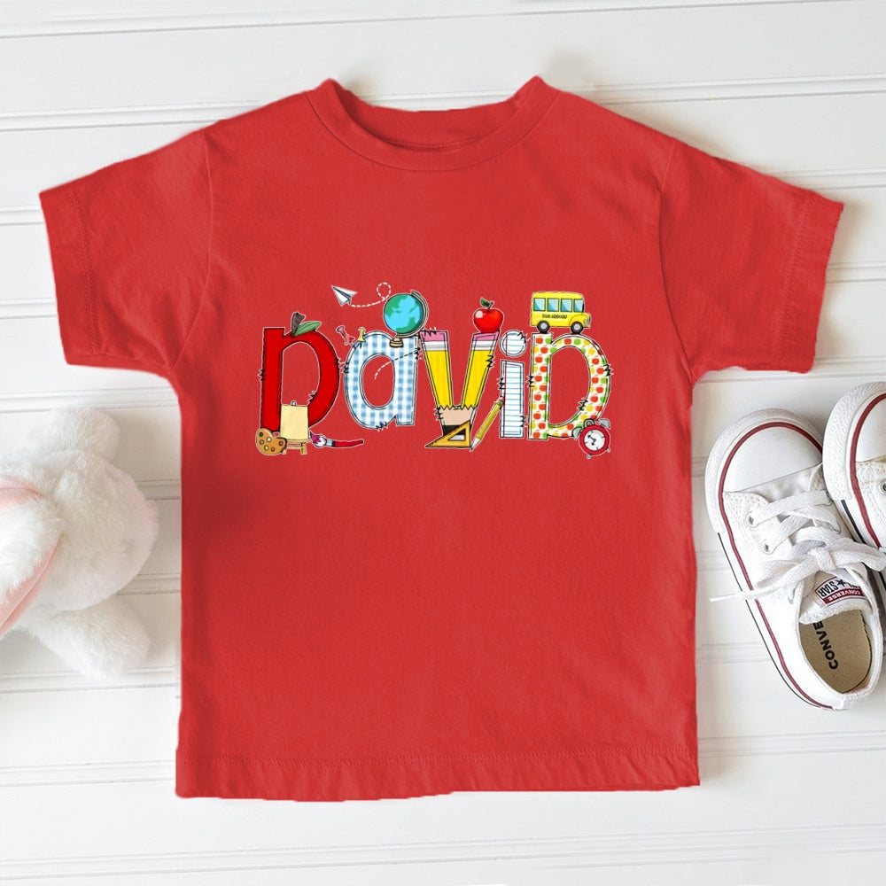 Personalized Name David Funny Toddler T-shirts