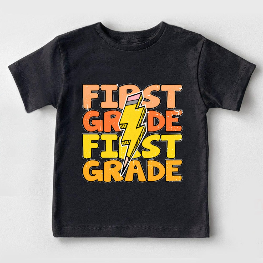 Personalized Grade First Grade Funny Toddler T-shirts