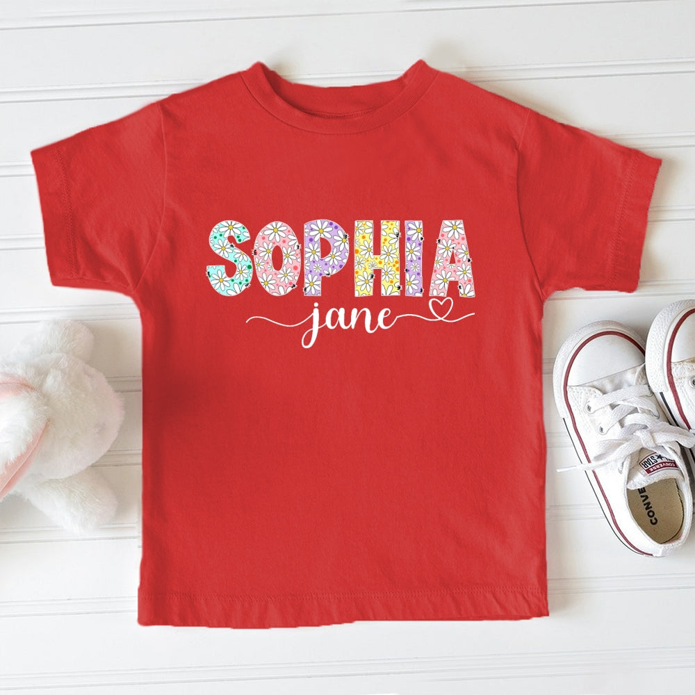 Personalized Name Sophia Jane Toddler T-shirts