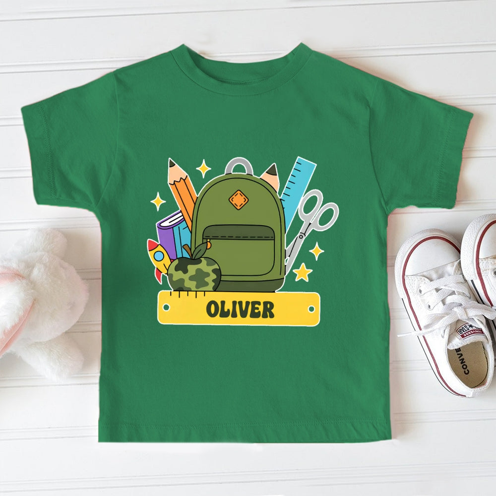 Personalized Name Stationery Funny Toddler T-shirts