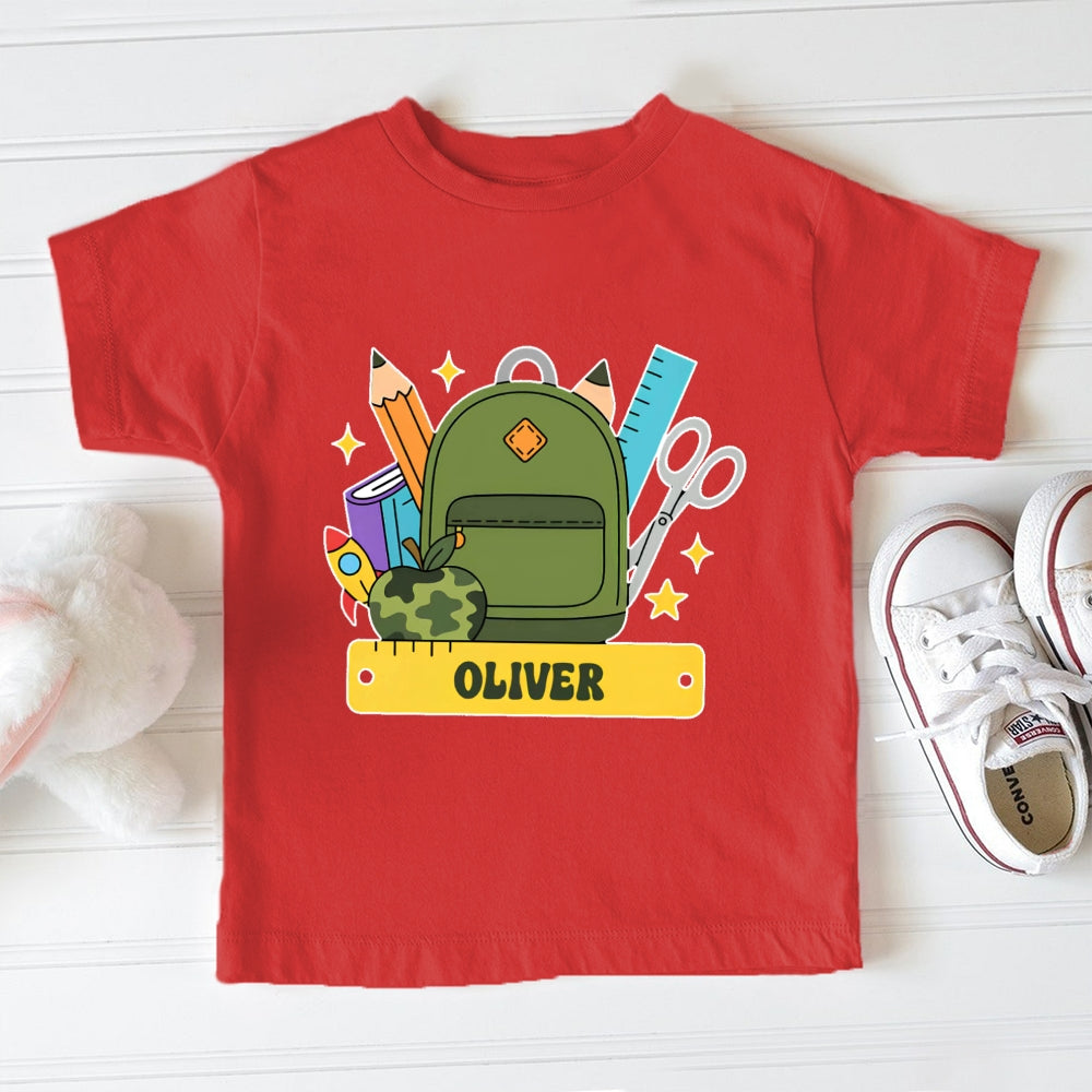 Personalized Name Stationery Funny Toddler T-shirts