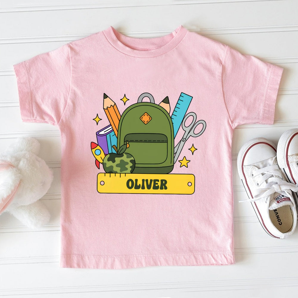 Personalized Name Stationery Funny Toddler T-shirts