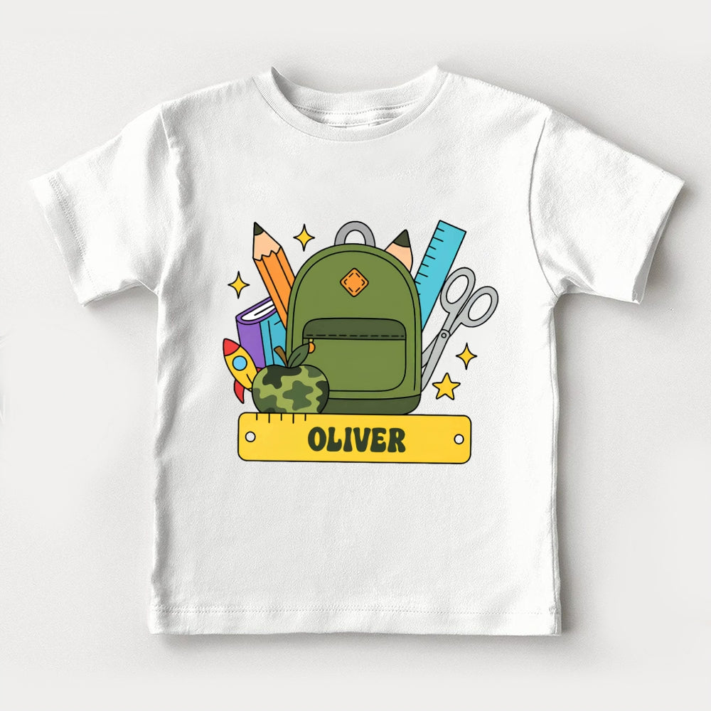 Personalized Name Stationery Funny Toddler T-shirts