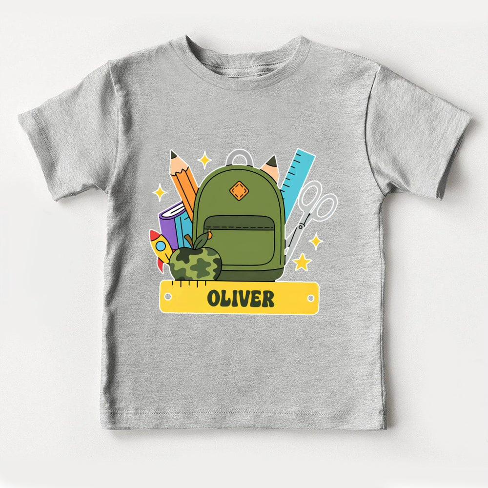 Personalized Name Stationery Funny Toddler T-shirts