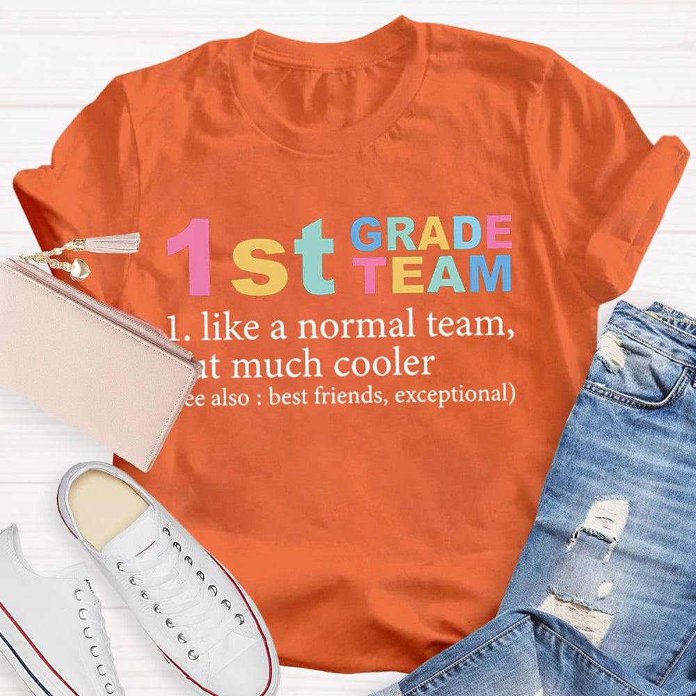 Personalized Team Grade Back To School Teacher T-Shirt