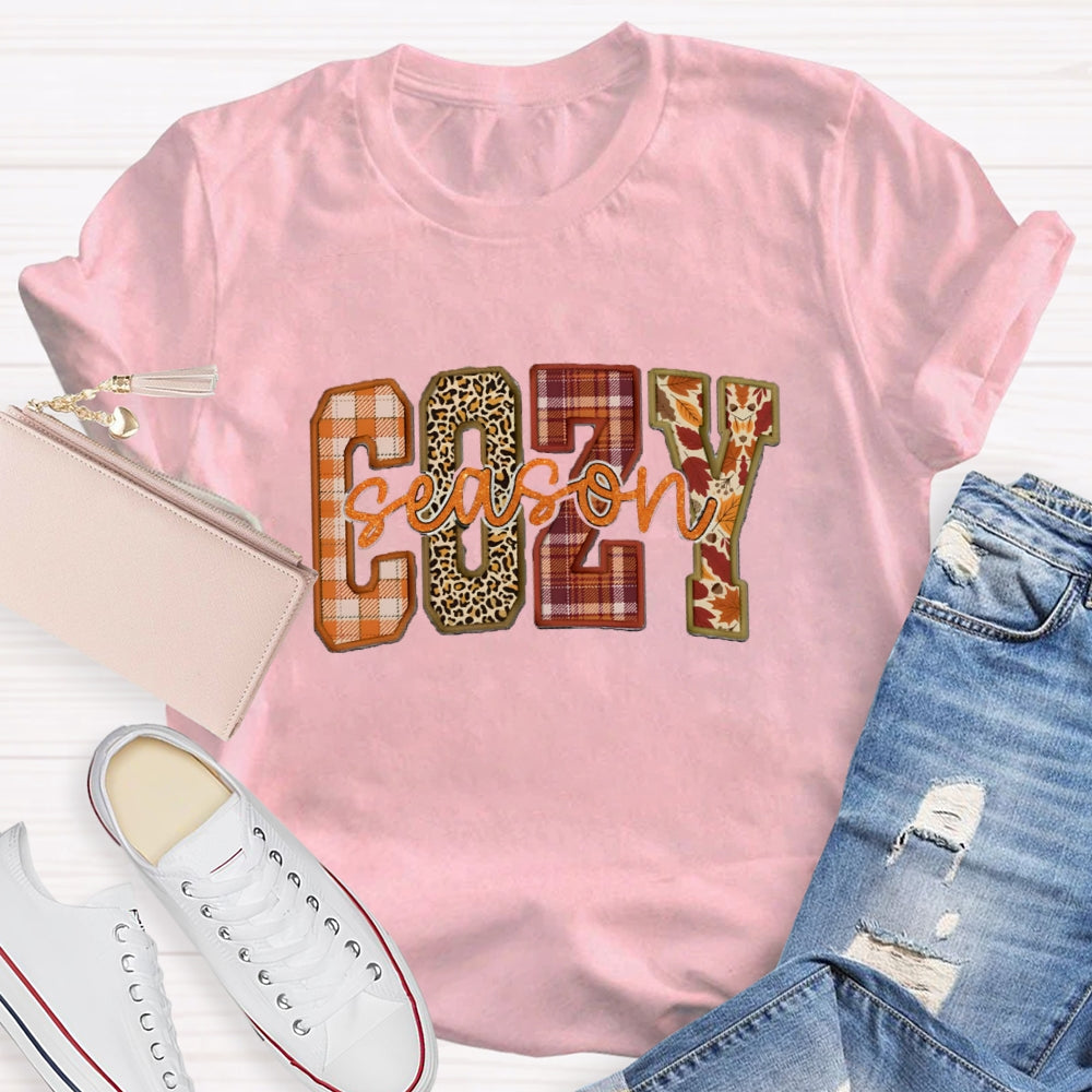 Cozy Season Fall Vies T-Shirt