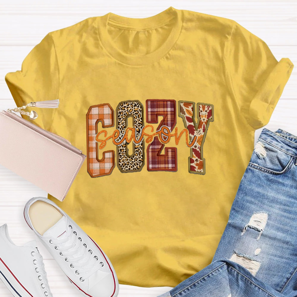 Cozy Season Fall Vies T-Shirt