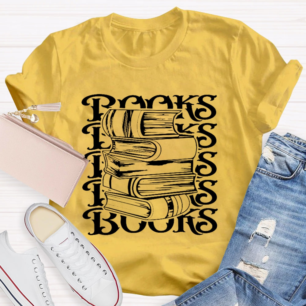 Books Reading Enthusiast Funny T-shirt