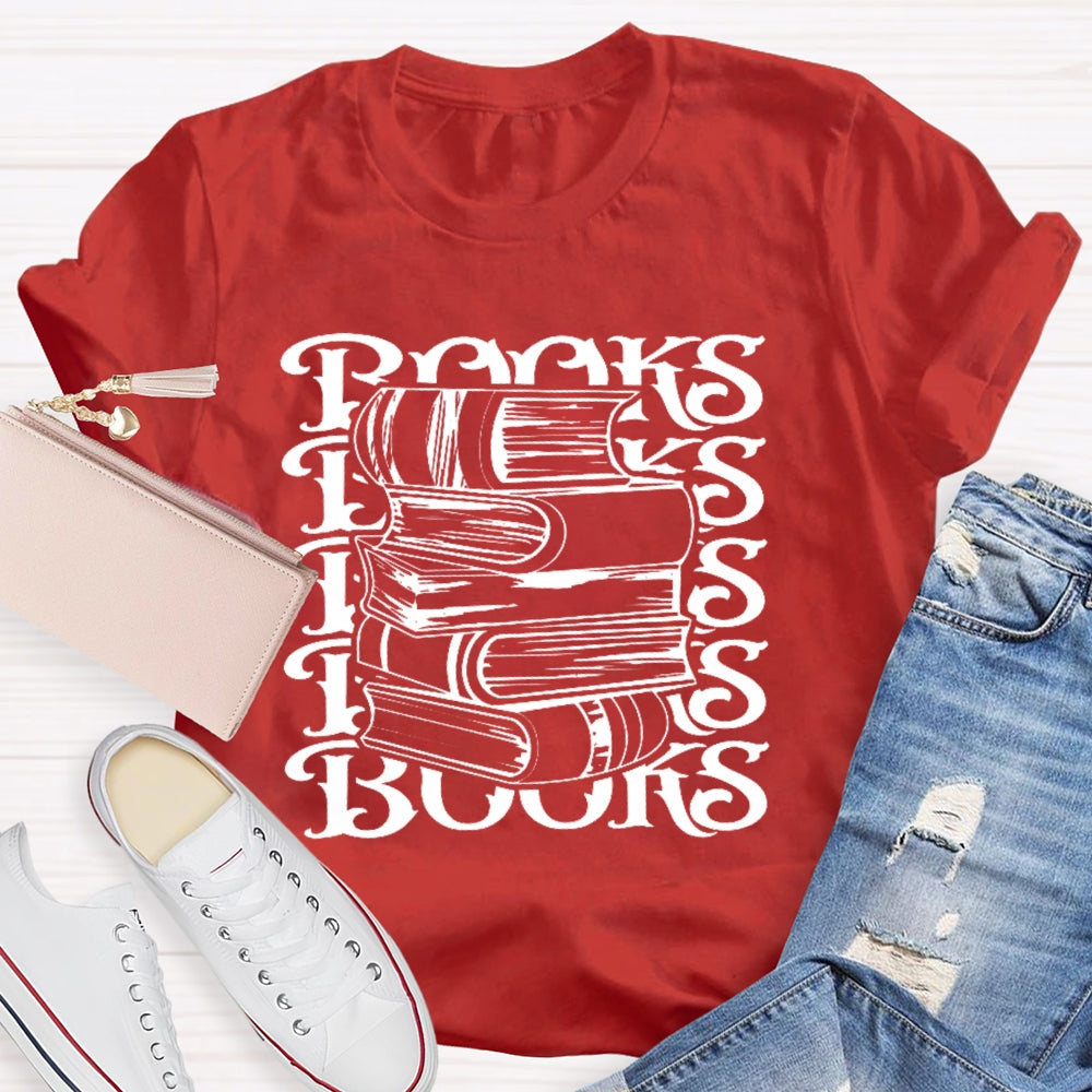 Books Reading Enthusiast Funny T-shirt