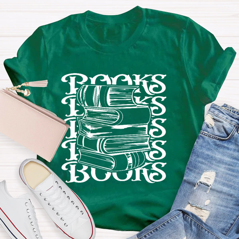 Books Reading Enthusiast Funny T-shirt