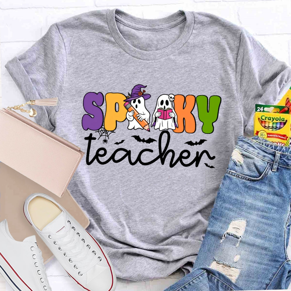Spooky Teacher Graphic T-shirt