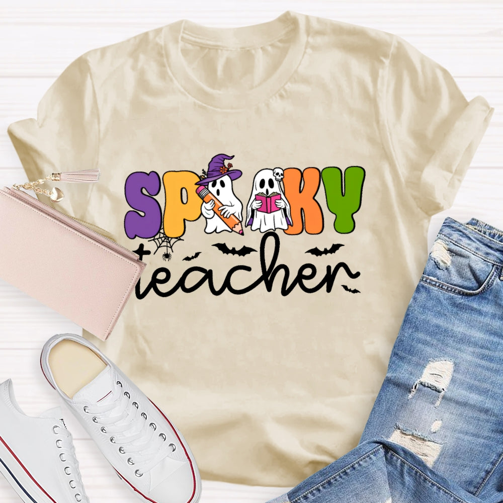 Spooky Teacher Graphic T-shirt