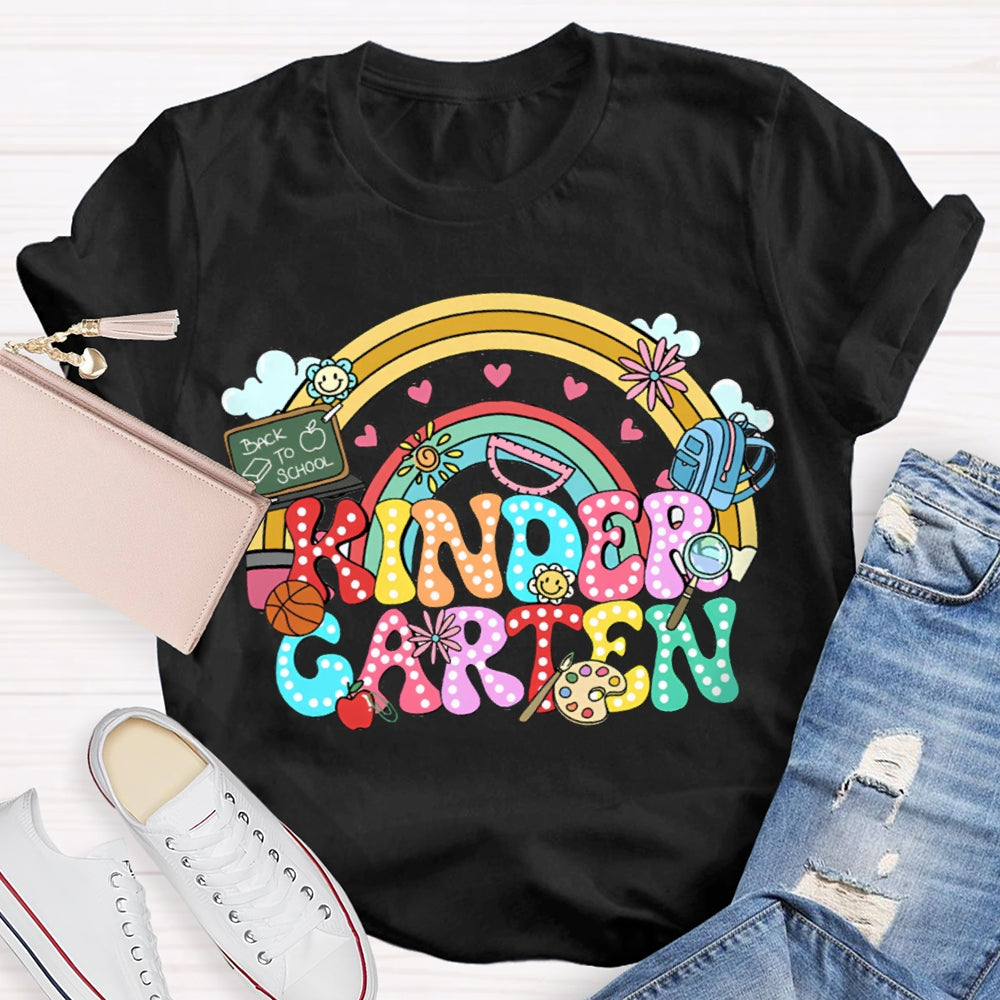 Back To School Kindergarten Teacher T-shirt