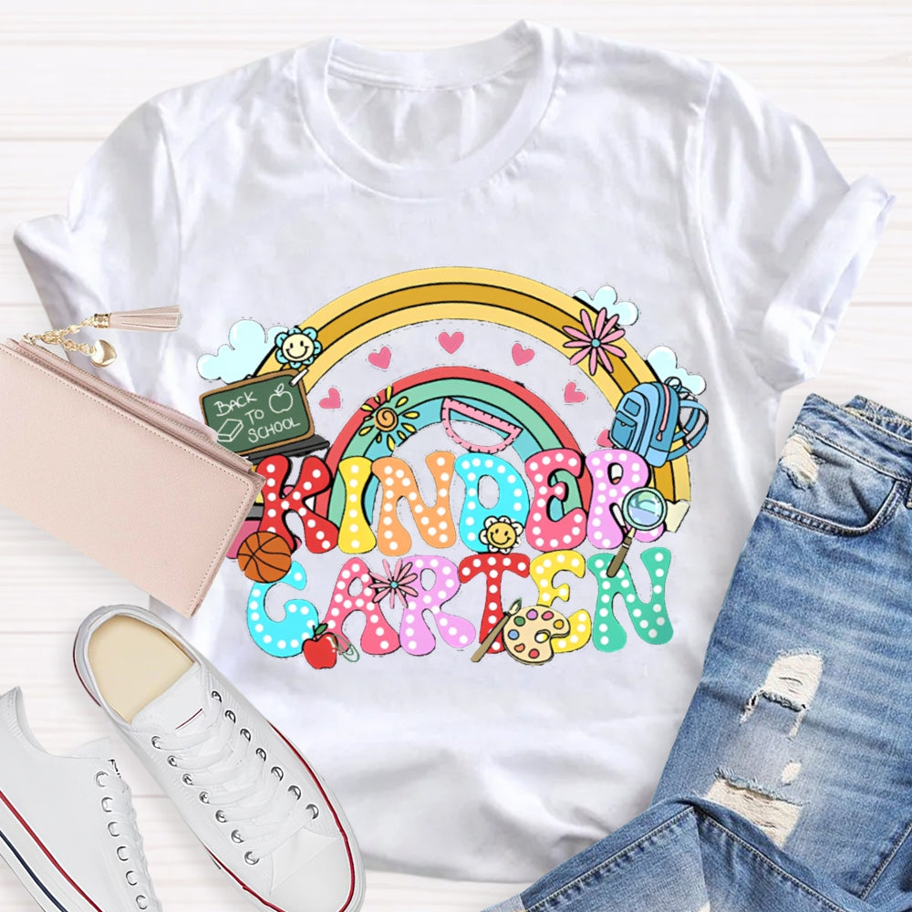 Back To School Kindergarten Teacher T-shirt
