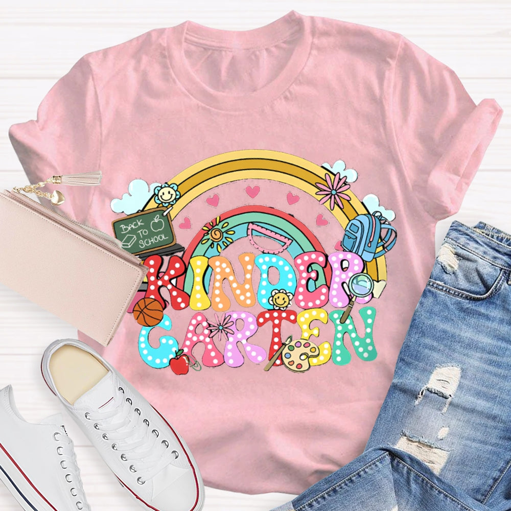 Back To School Kindergarten Teacher T-shirt