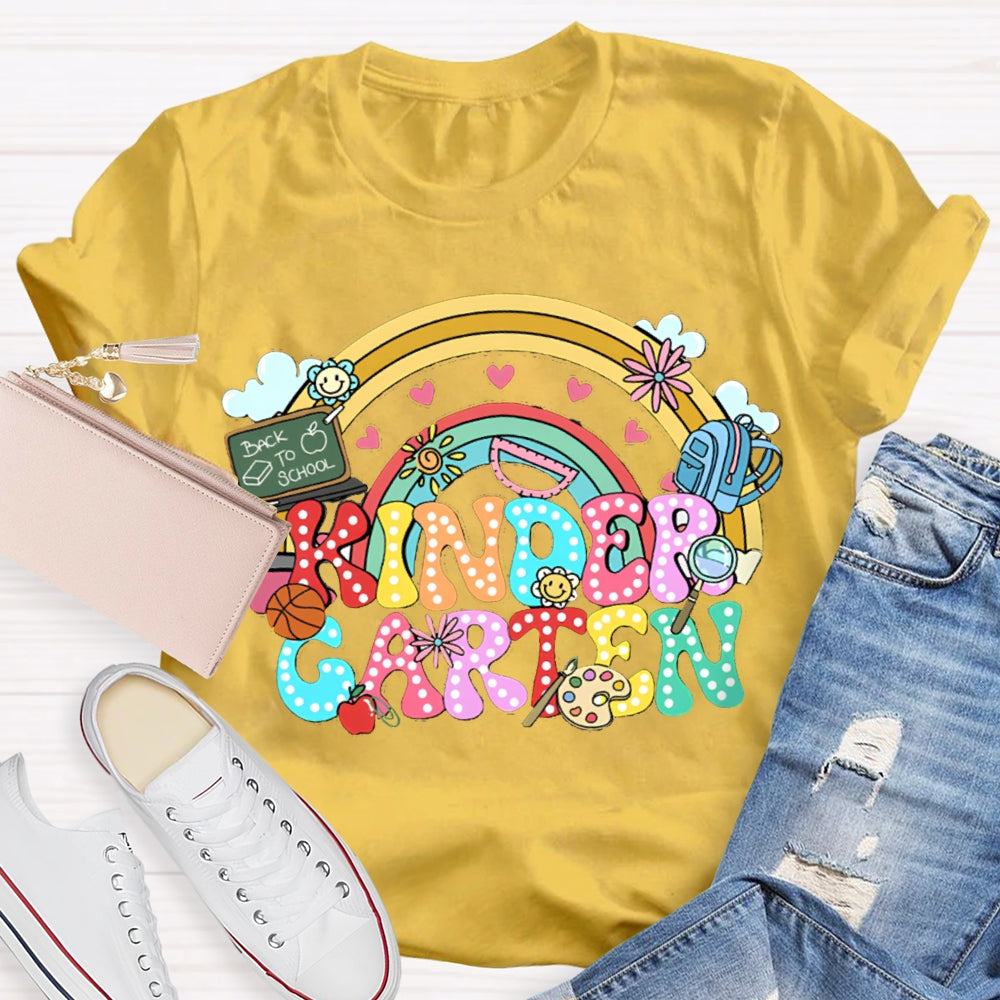 Back To School Kindergarten Teacher T-shirt
