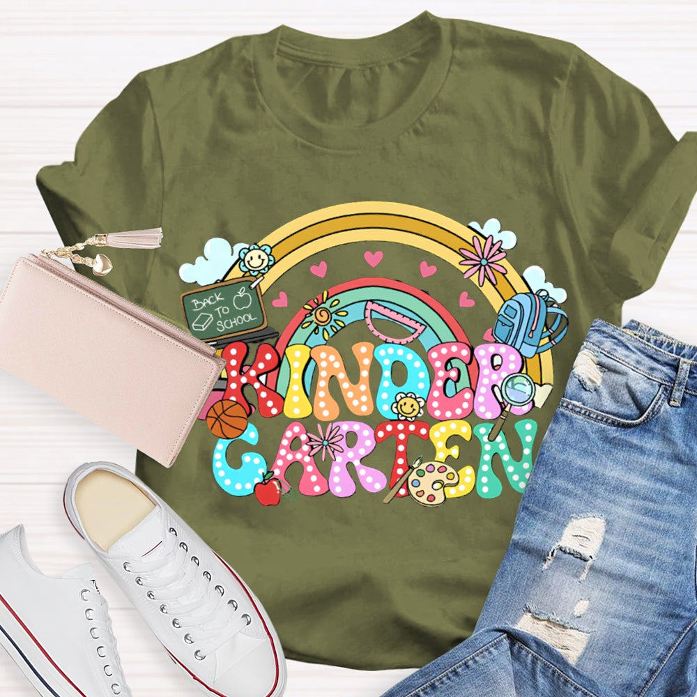 Back To School Kindergarten Teacher T-shirt