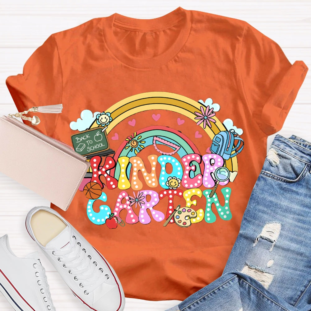 Back To School Kindergarten Teacher T-shirt