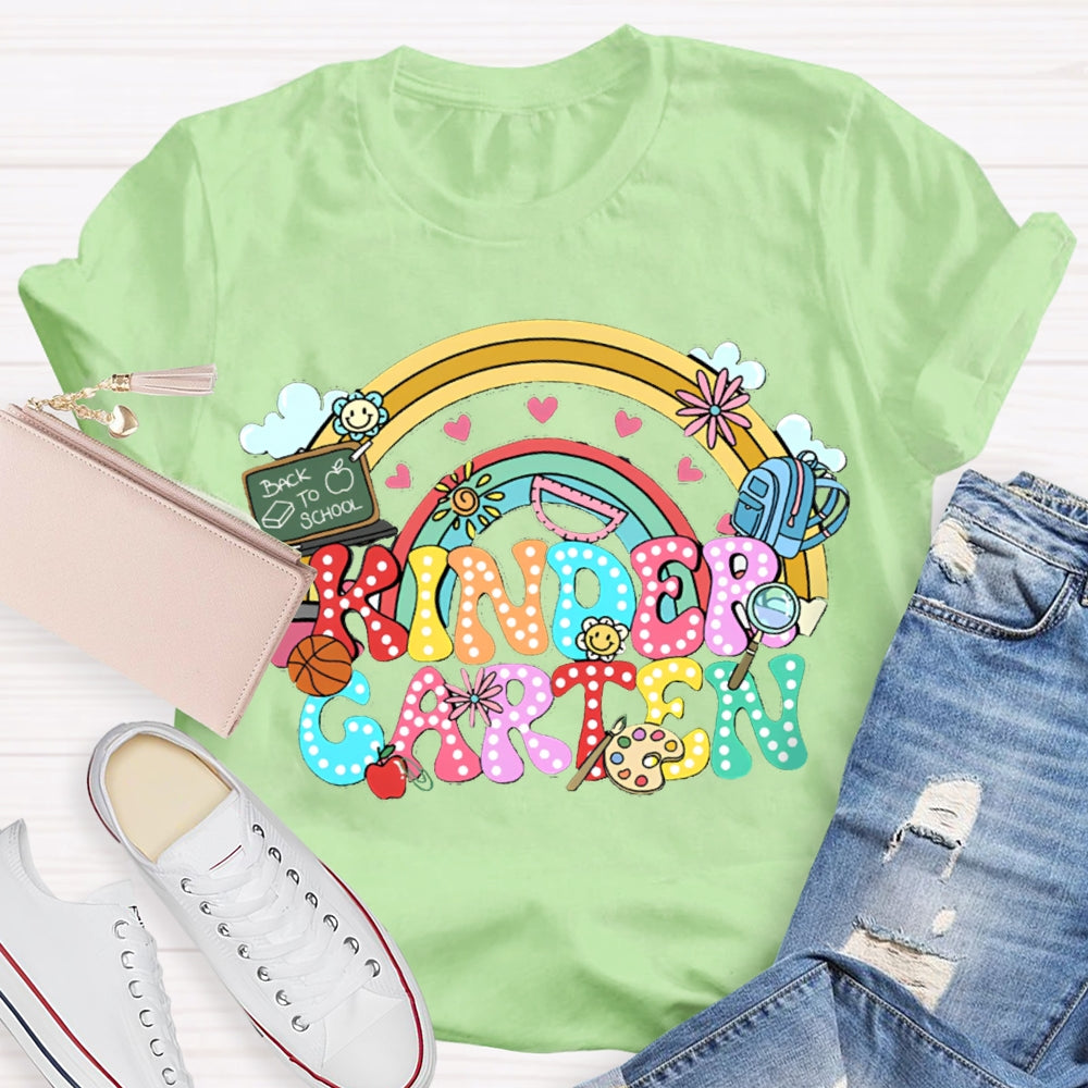 Back To School Kindergarten Teacher T-shirt