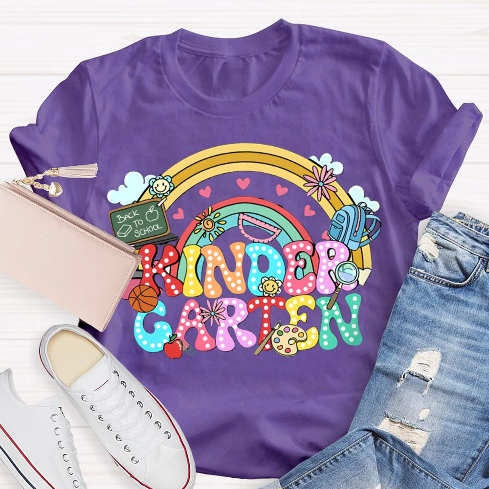 Back To School Kindergarten Teacher T-shirt