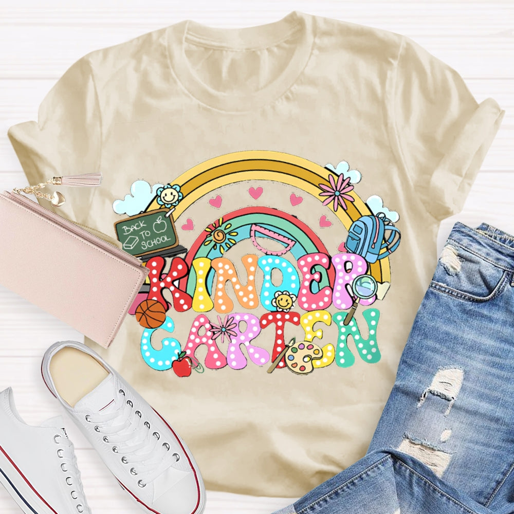 Back To School Kindergarten Teacher T-shirt
