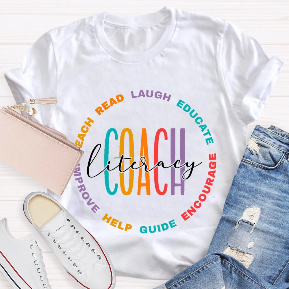 Literacy Coach Letters T-shirt