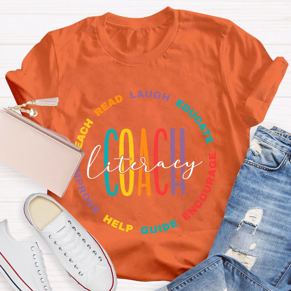 Literacy Coach Letters T-shirt