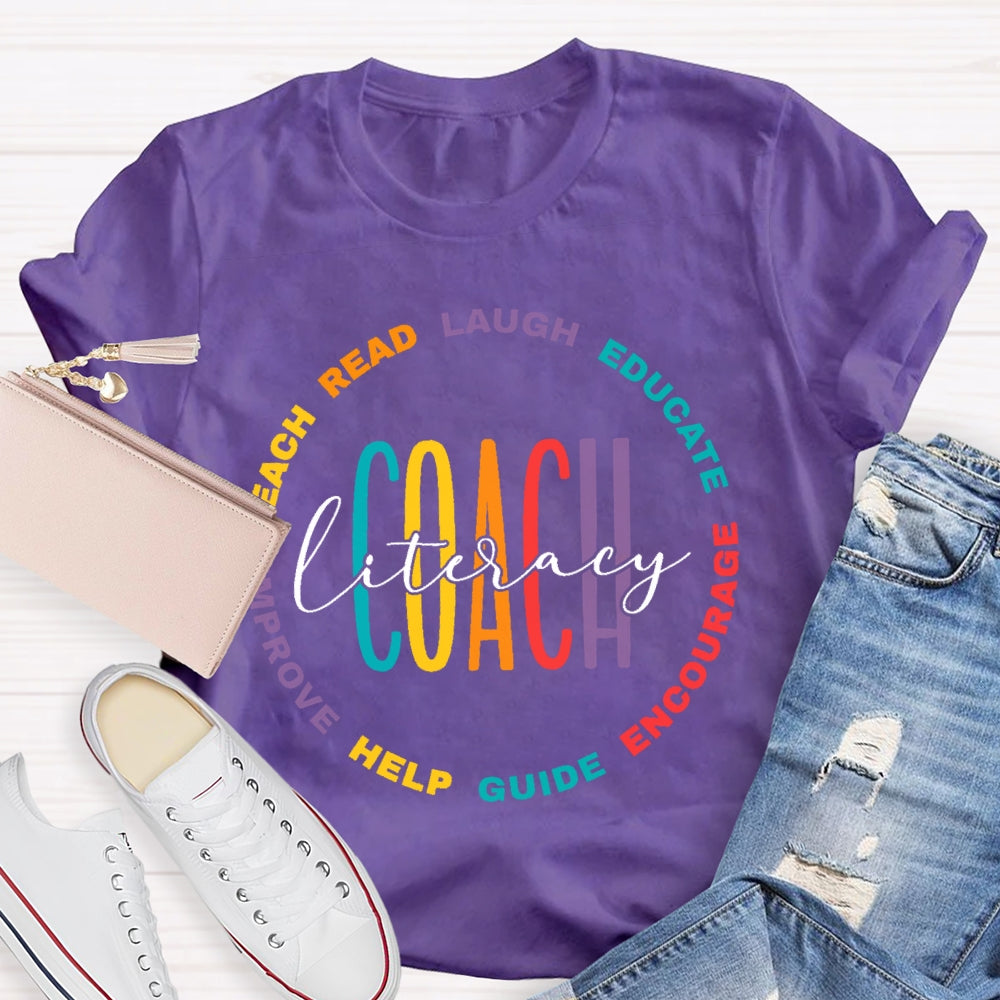 Literacy Coach Letters T-shirt