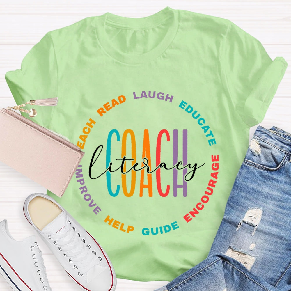 Literacy Coach Letters T-shirt