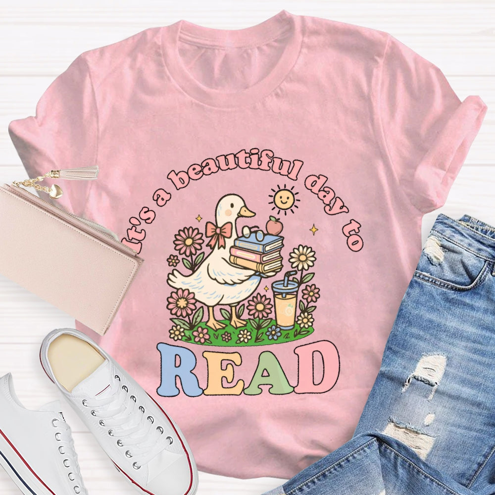 It's A Good Day To Read A Book Cute T-shirt