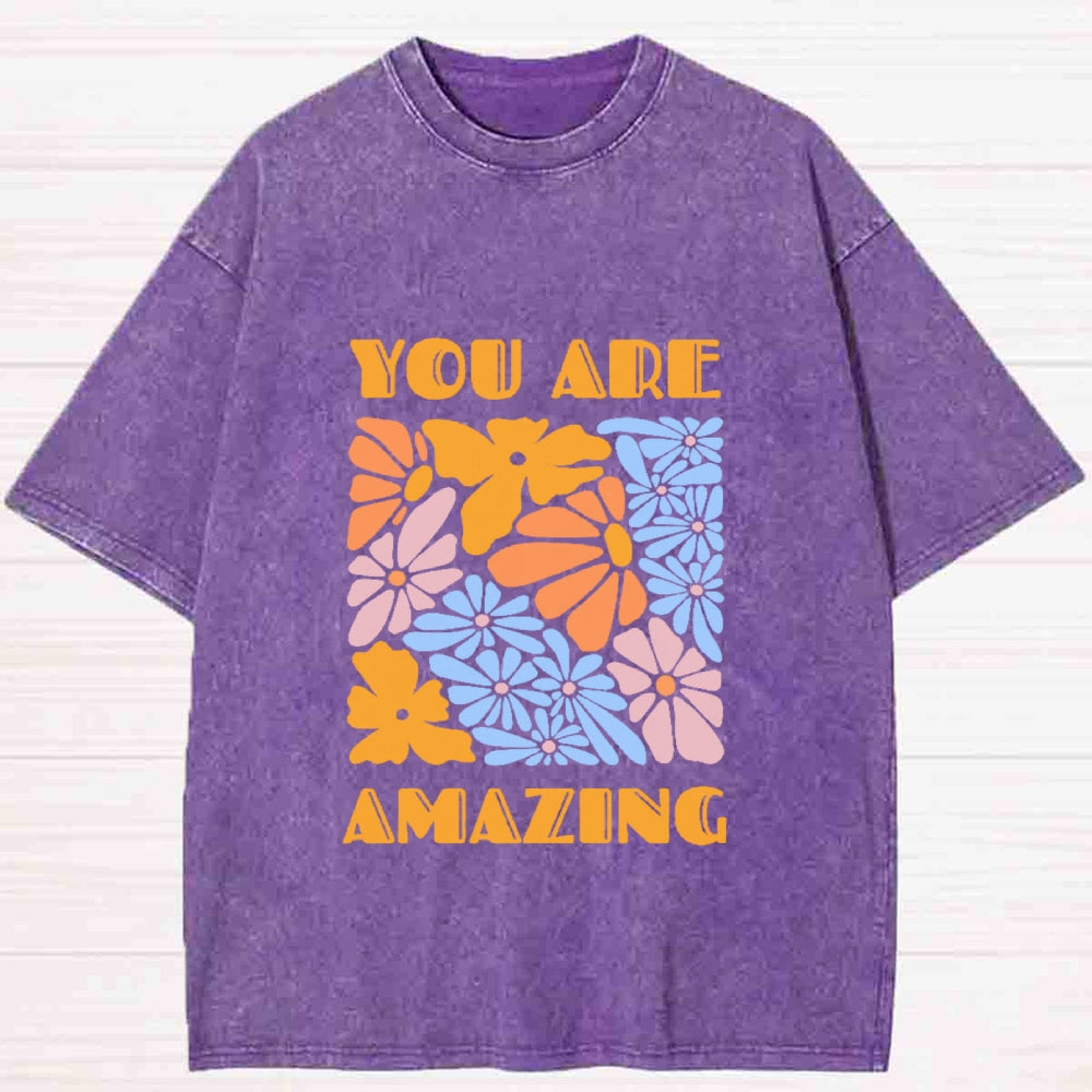 You Are Amazing Washed T-Shirt