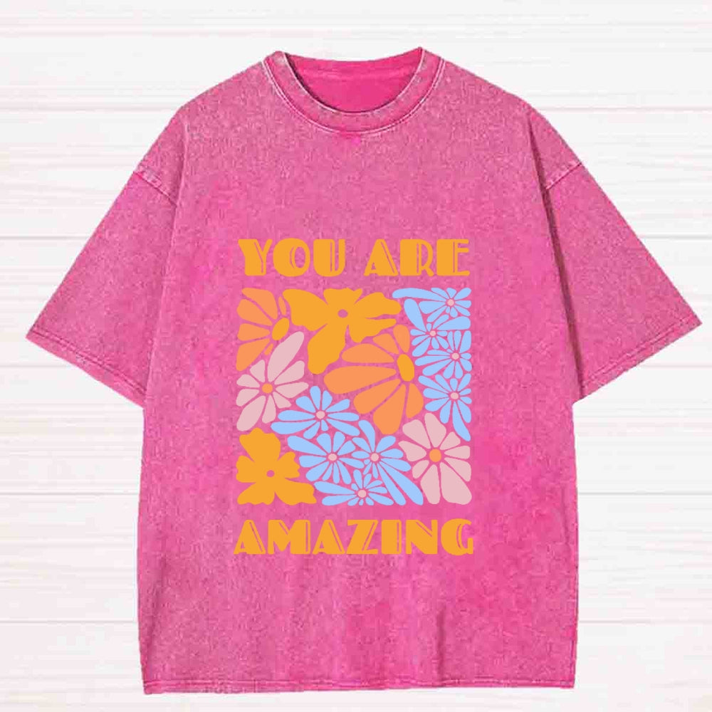 You Are Amazing Washed T-Shirt