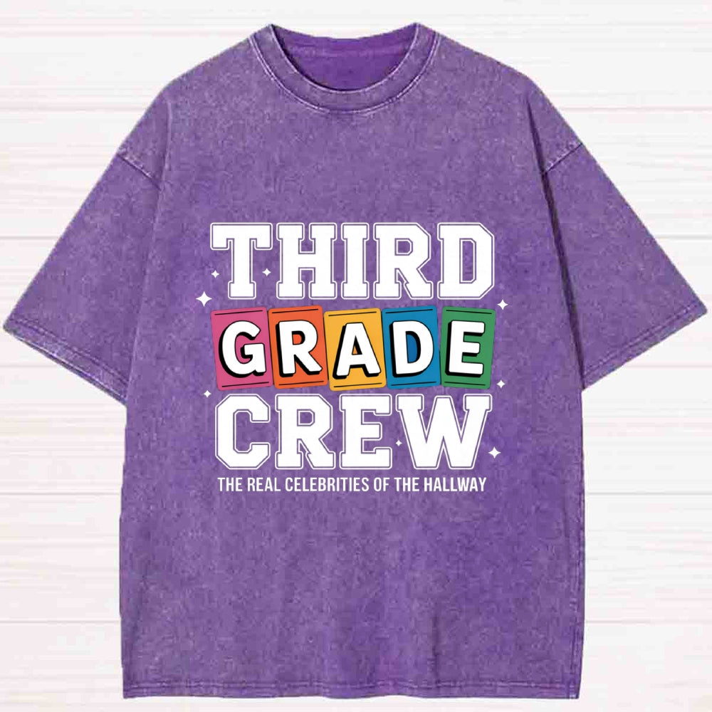 Personalized Grade The Real Celebrities Of The Hallway  Washed T-Shirt