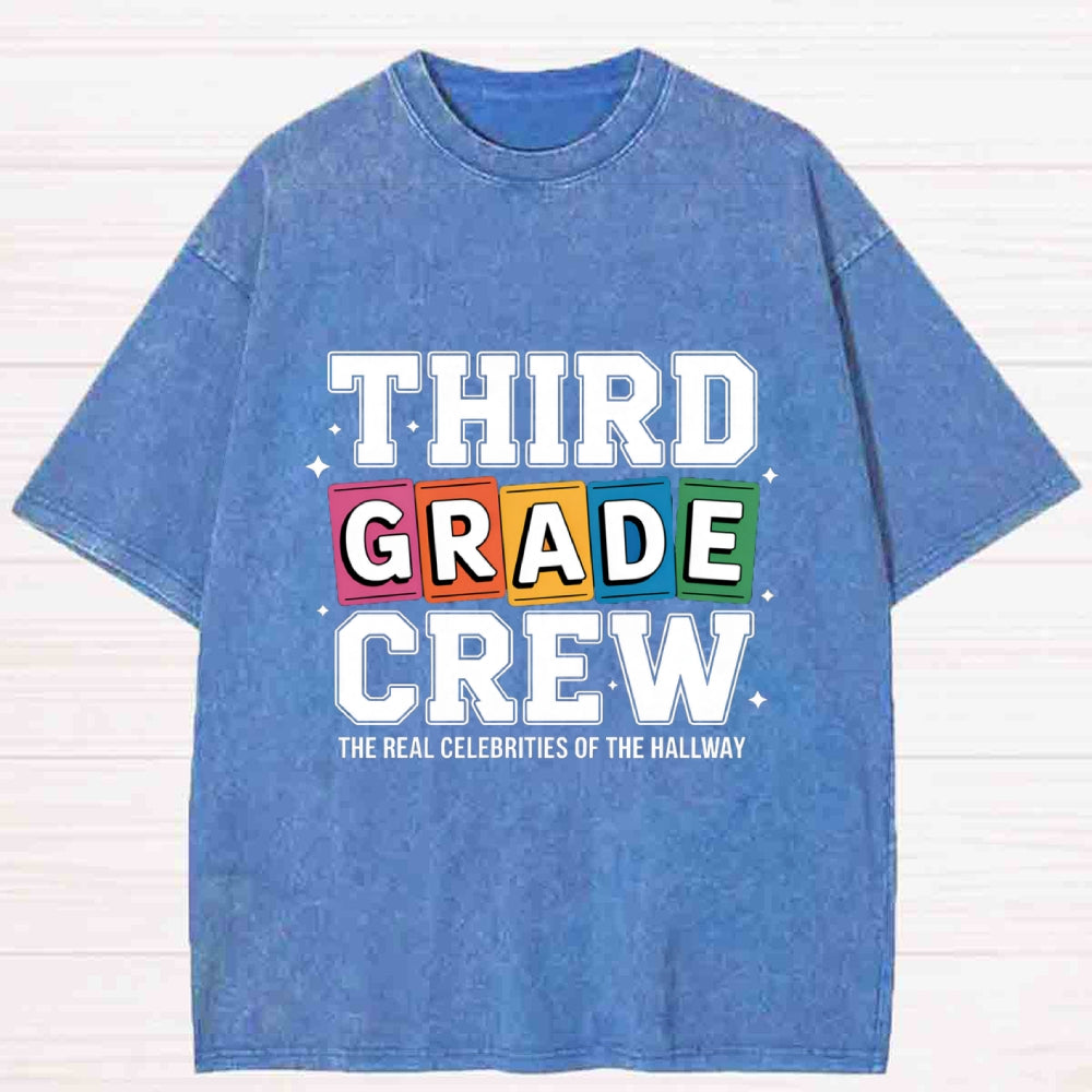 Personalized Grade The Real Celebrities Of The Hallway  Washed T-Shirt
