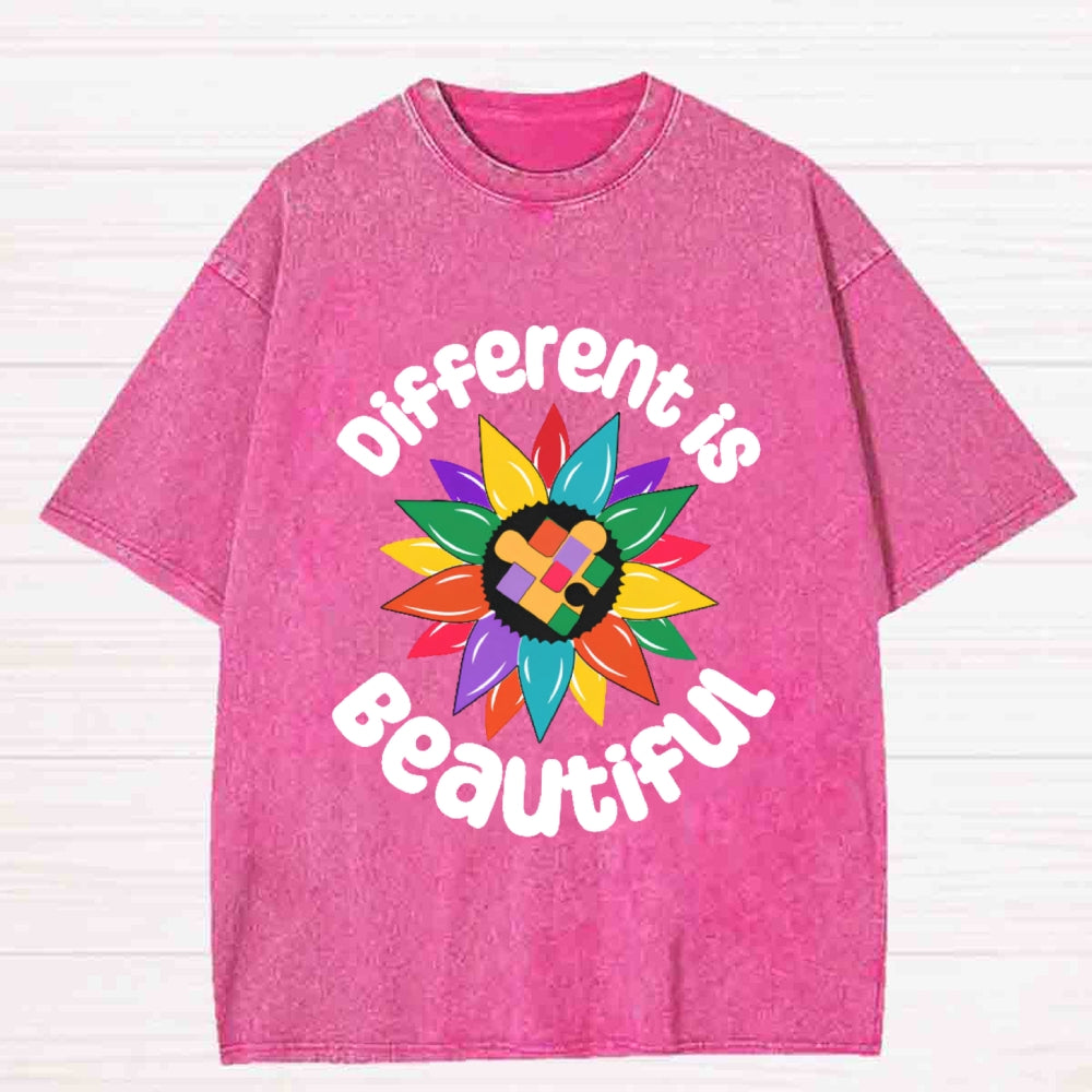 Differente Is Beautiful Washed T-Shirt