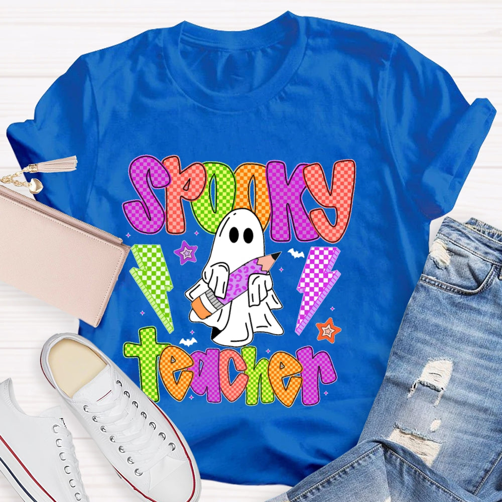 Spooky Teacher Halloween Funny T-shirt