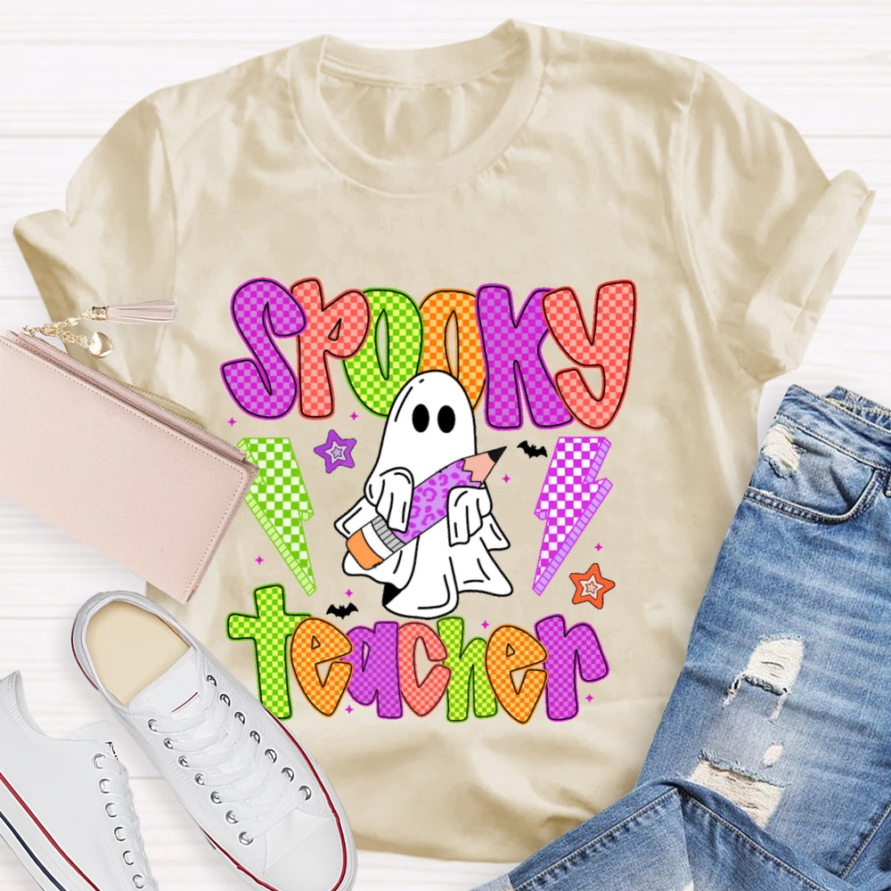 Spooky Teacher Halloween Funny T-shirt