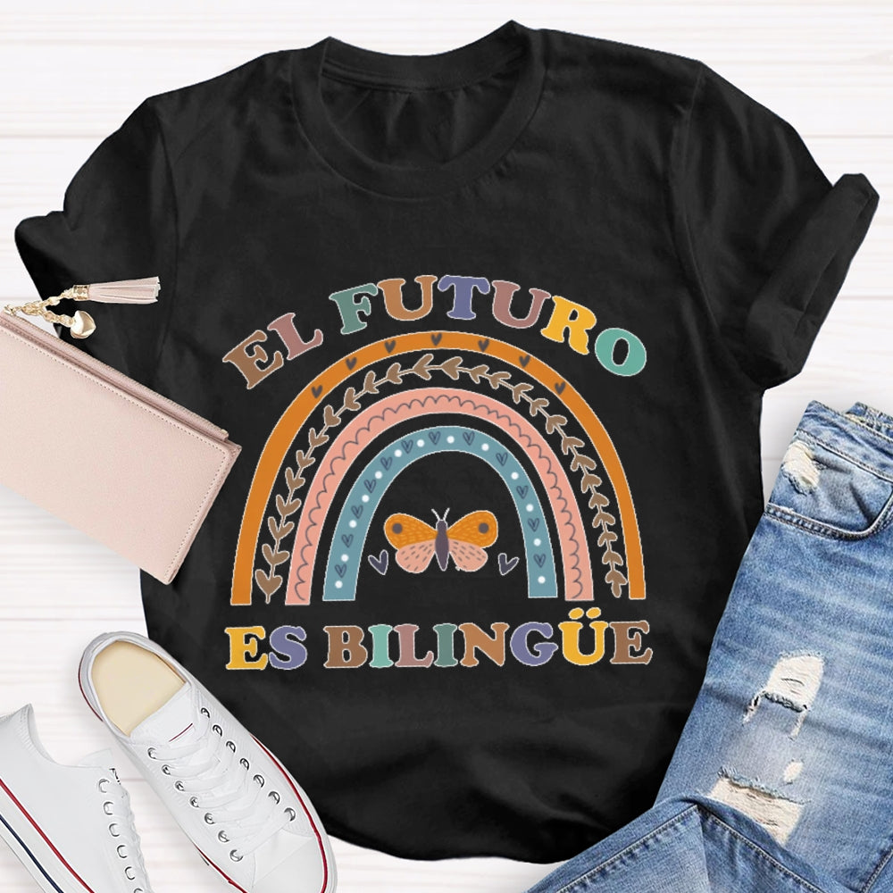 El Futuro Es Bilingüe Funny Bilingual Education Spanish T-shirt
