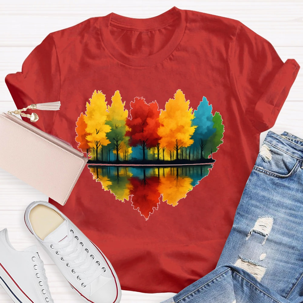 Love Maple Tree Autumn  Funny T-shirt