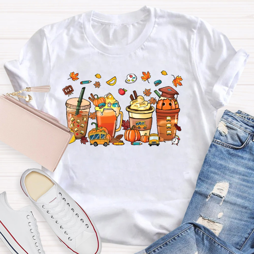 Autumn Back To School Funny T-shirt