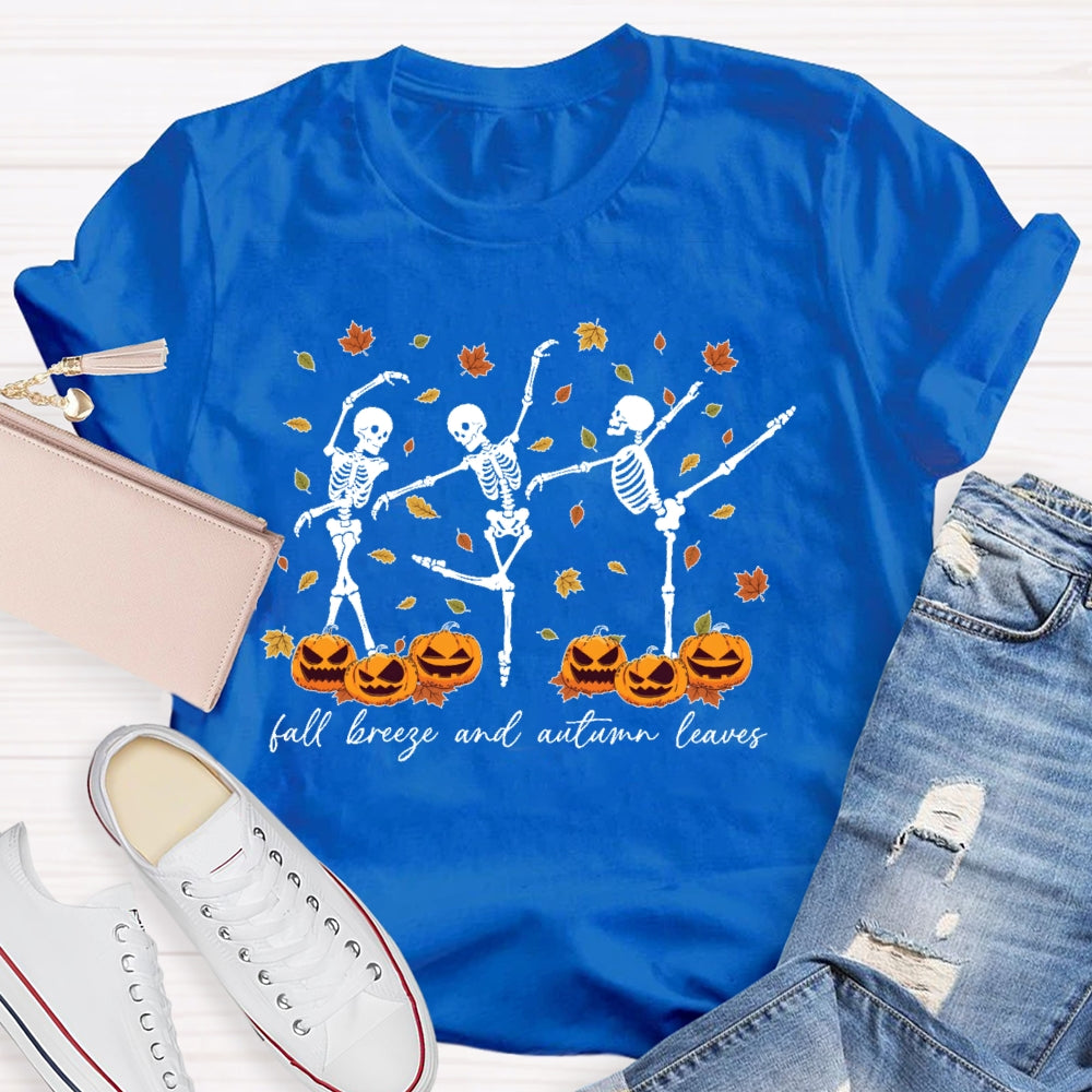 Fall Breeze And Autumn Leaves T-shirt