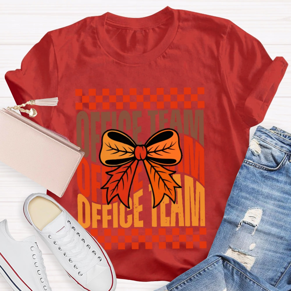 Office Team Autumn T-shirt