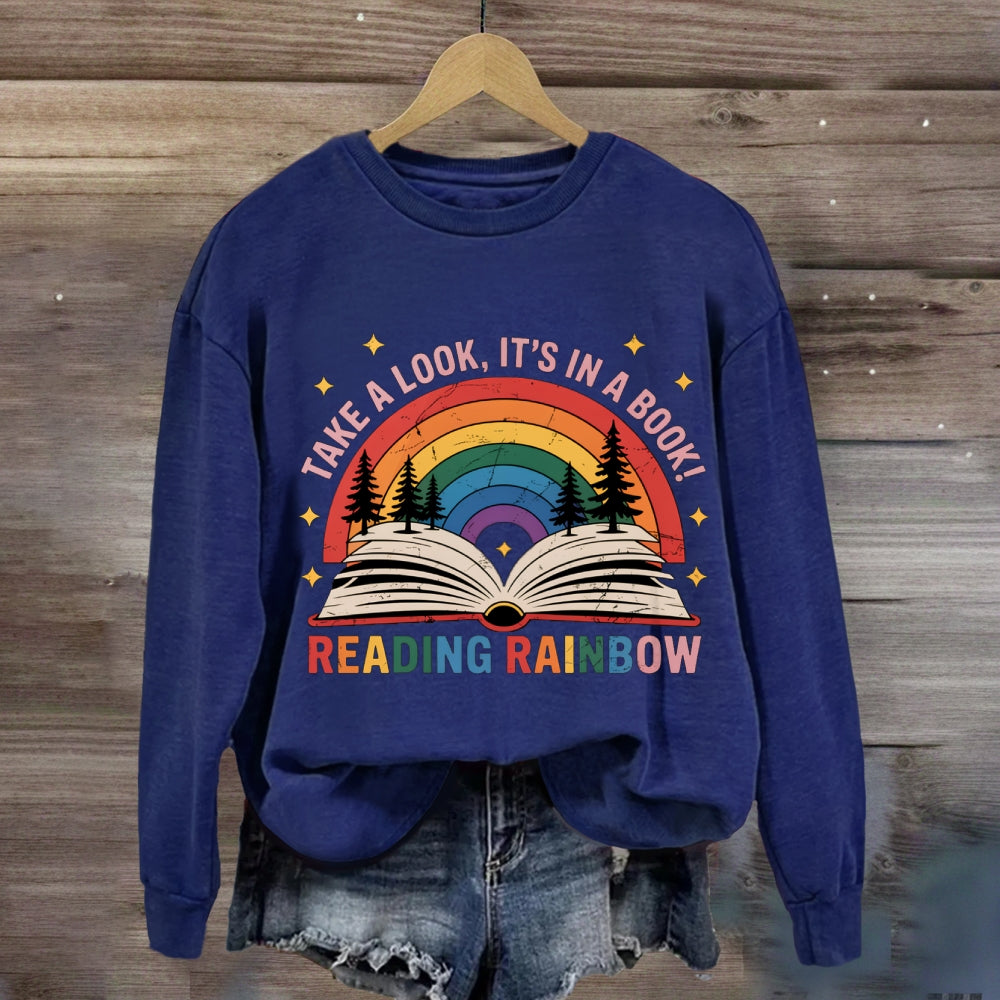 Take A Look It'S In A Book Sweatshirt